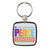 PEACE POSTER KEY CHAIN