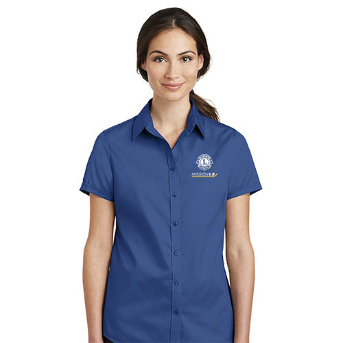 MISSION 1.5 LADIES COLLARED SHIRT - SHORT SLEEVE