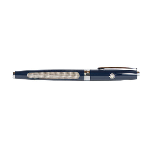 LUXE RECYCLED SS ROLLER BALL PEN NAVY