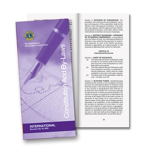 CONSTITUTION AND BY LAWS LA1