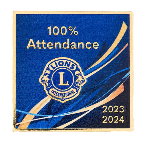 100% ATTENDANCE PIN 2023-2024