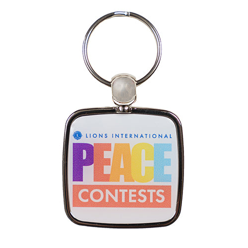 PEACE POSTER KEY CHAIN