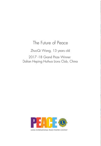 PEACE POSTER NOTE CARDS