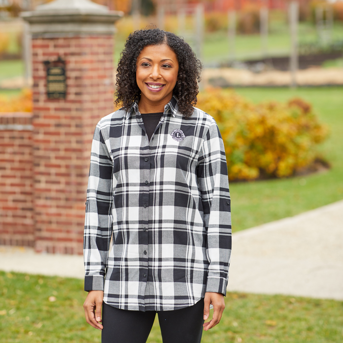 LADIES PLAID FLANNEL TUNIC