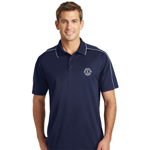 MENS MICROPIQUE PIPED POLO