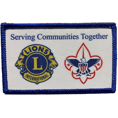 LIONS SCOUTING SERVICE PATCH
