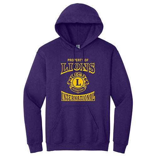PROPERTY OF LIONS HOODIE (HOODED SWEATSHIRT) — Lions Clubs 
