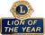 LION OF THE YEAR LAPEL TACK