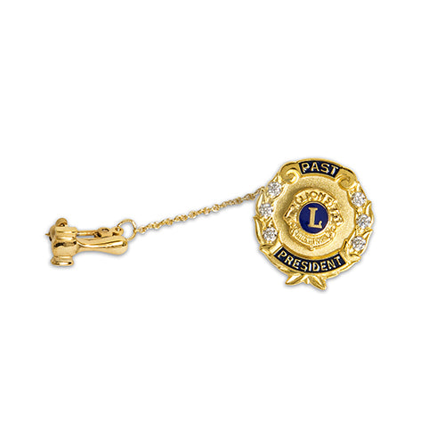 LIONS CLUB PAST PRESIDENT ピンバッジ　ライオンズクラブ PAST PRESIDENT PIN WITH CHAIN — Lions Clubs International