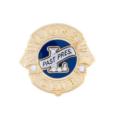 LIONS CLUB PAST PRESIDENT ピンバッジ　ライオンズクラブ PAST PRESIDENT JEWEL LAPEL TACK — Lions Clubs International