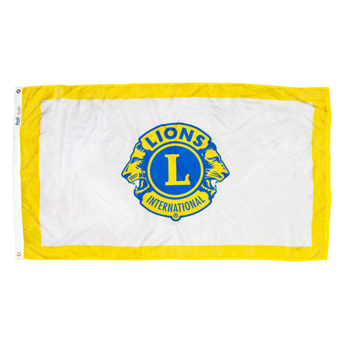 LIONS FLAG OUTDOOR 4X6
