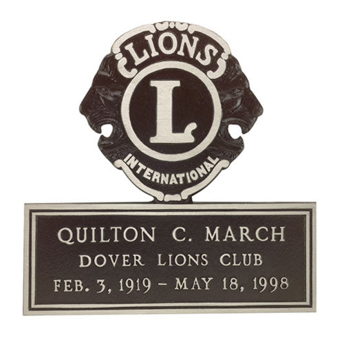 LIONS GRAVE MARKER — Lions Clubs International
