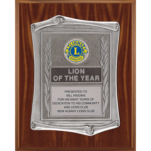 LION OF THE YEAR PLAQUE