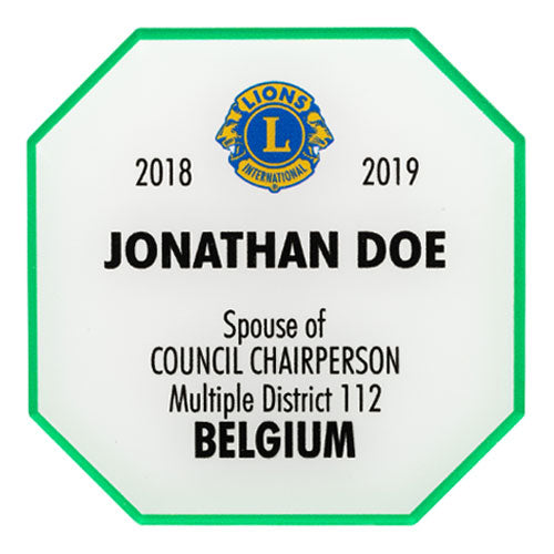 SPOUSE OF COUNCIL CHAIRPERSON BADGE