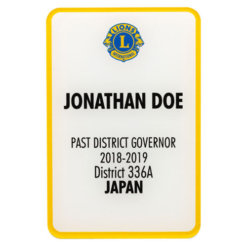 PAST DISTRICT GOVERNOR BADGE