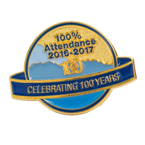 100% ATTENDANCE PIN 2016-2017
