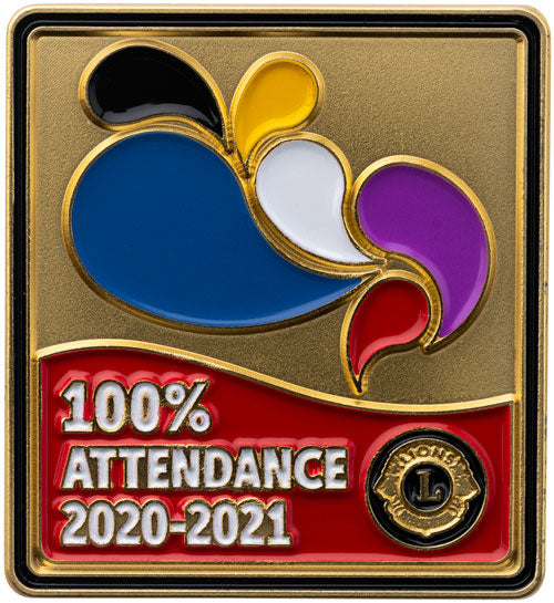 100% ATTENDANCE PIN 2020-2021