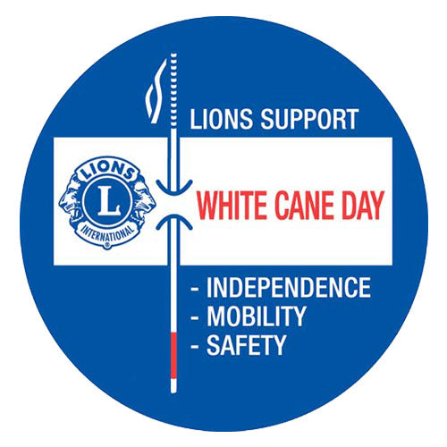 LIONS WHITE CANE TAGS