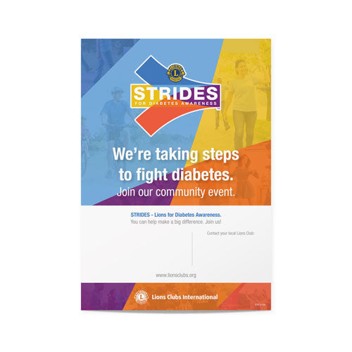 STRIDES COMMUNITY POSTER — Lions Clubs International