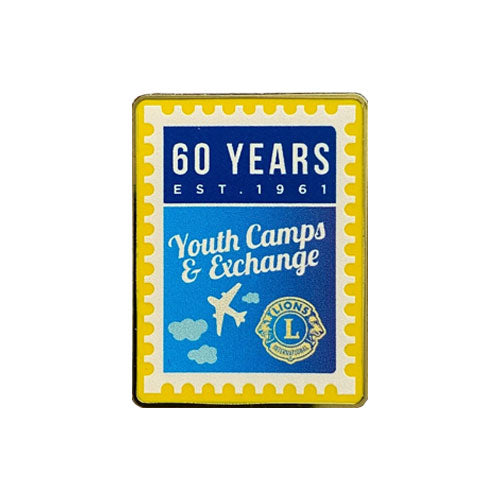 YOUTH CAMPS & EXCHANGE 60TH ANNIVERSARY PIN